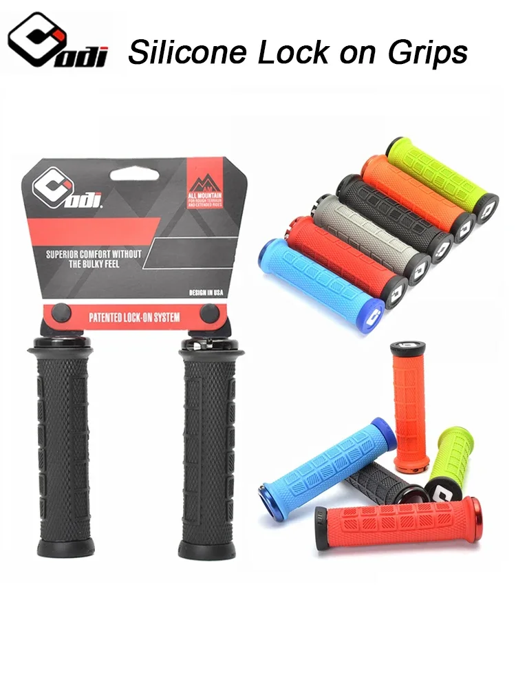 AliExpress ODI Lock-On Bicycle Handlebar Grips Durable Aluminum Alloy with Soft Silica Gel for Mountain Bike and Road Bike Accessories