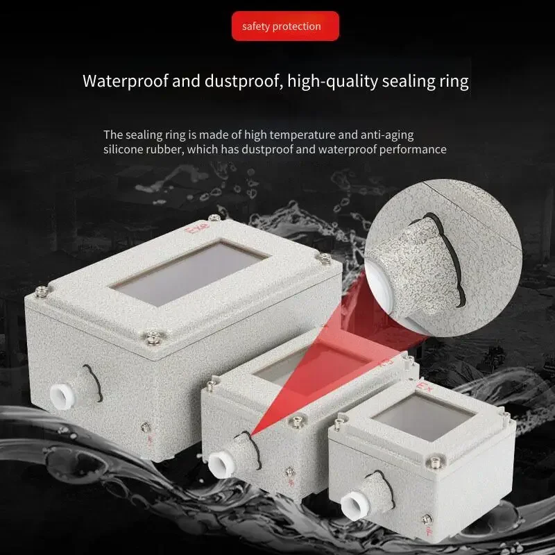 Explosion-Proof Access Control Box with Special Outer Box Design Robust Control Box with Explosion-Proof Shell for Safety-Critic