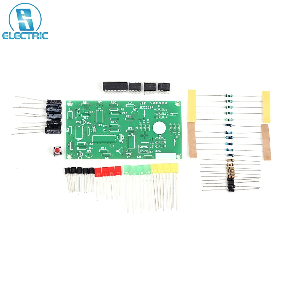 NE555 Traffic Light Circuit Kit Analog Signal Simulator Module Suite 5-10V DIY Science Funny Model Kits