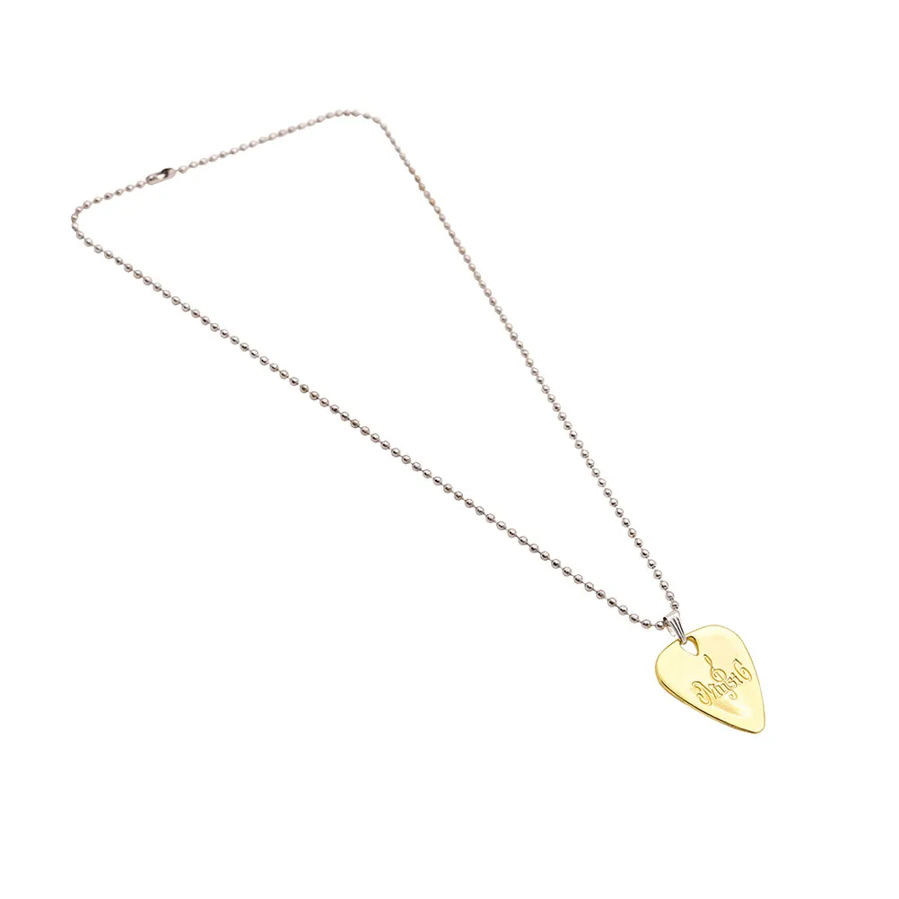 1Pcs Zinc Alloy Ultra-Thin Lightweight Metal Guitar Pick for Beginners Professional Tone Smooth Edges Ergonomic Design Chain