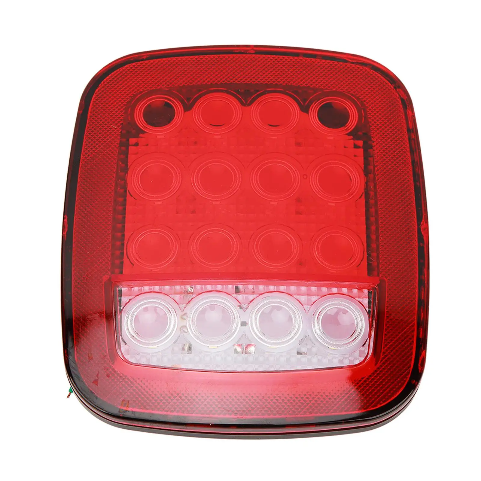 16 LED Trailer Tail Lights 12-24V Brake Stop Turn for Trucks Trailers Heavy Vehicle Plastic