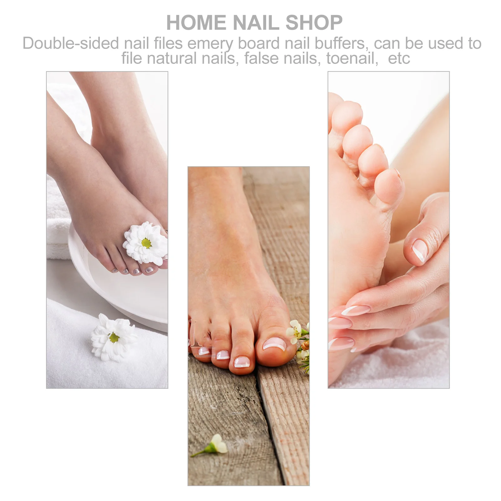 

8Pcs Glass Nail Files No Jagged Edges Professional Salon Home Use Nail File Buffer Supplies Fingernail Care Supplies