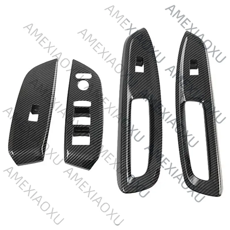 

AMEXIAOXU Car Inner Door Window Lift Armrest Switch Panel Cover Trim Frame Replacement Parts Fit For Honda Fit Jazz 2020