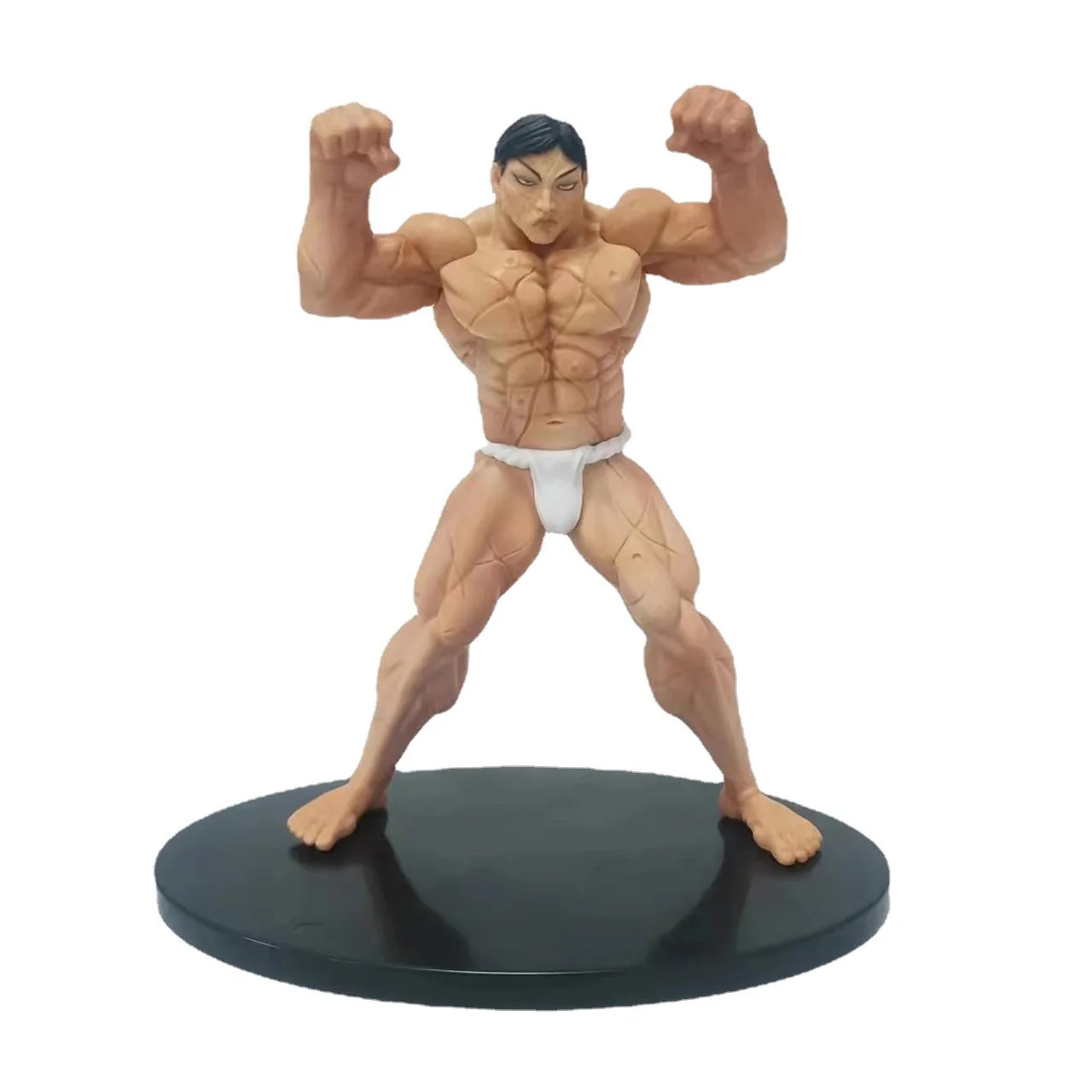 Hanma Baki 18cm Hanamama Kaoru Figure Muscle Ghost Back Fighting Anime Figurine Ornaments Model Doll Gift