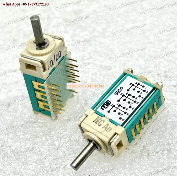k3 Original USA Band Switching Rotary Switch, 4-Pole 2-Position, OE 5920/1/M/2/10-A/AU