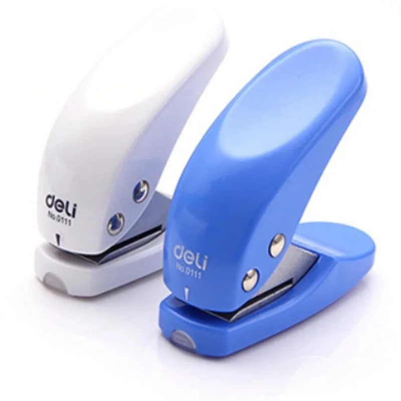 

1pc Mini Single Hole Punching Machine Manual Round Hole Stationery Office Stapler Information File Manual Binding Tool