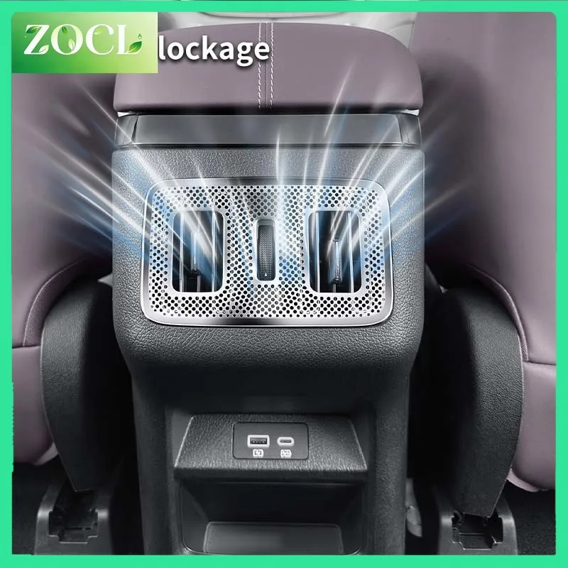New For Byd Song Plus Seal U Dmi 2020-2025 Car Rear Air Outlet Protector Cover Stainless Steel Waterproof Wear-resistant Accesso