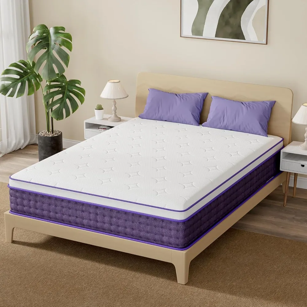 

Firm Full Mattress 12 Inch, Firm Hybrid Mattresses in a Box, Supportive Mattress with Individual Pocket Spring, Customized