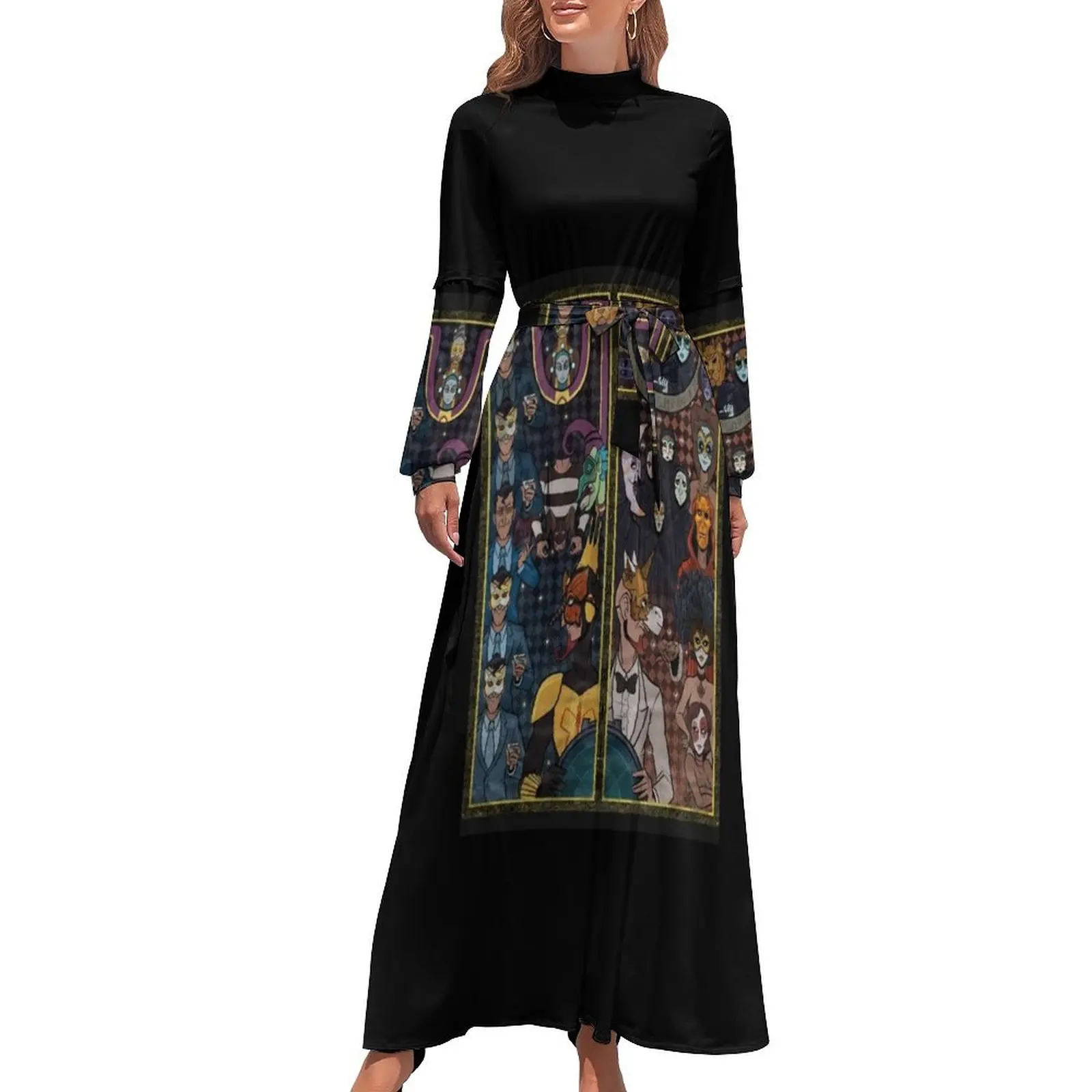 

The Unicorn In Captivity Baseball  Sleeve Long Dress women's luxury party dress summer clothes