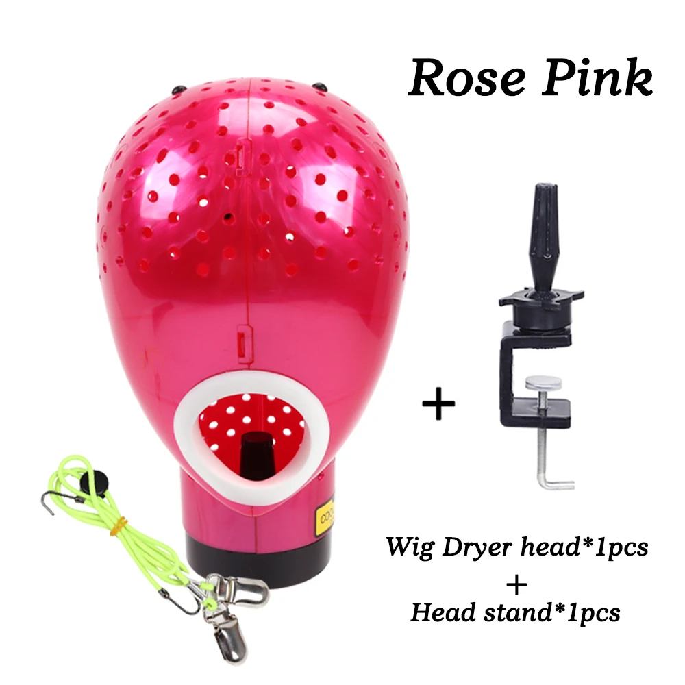 Wig Dryer Head Mannequin with Table Clamp Stand