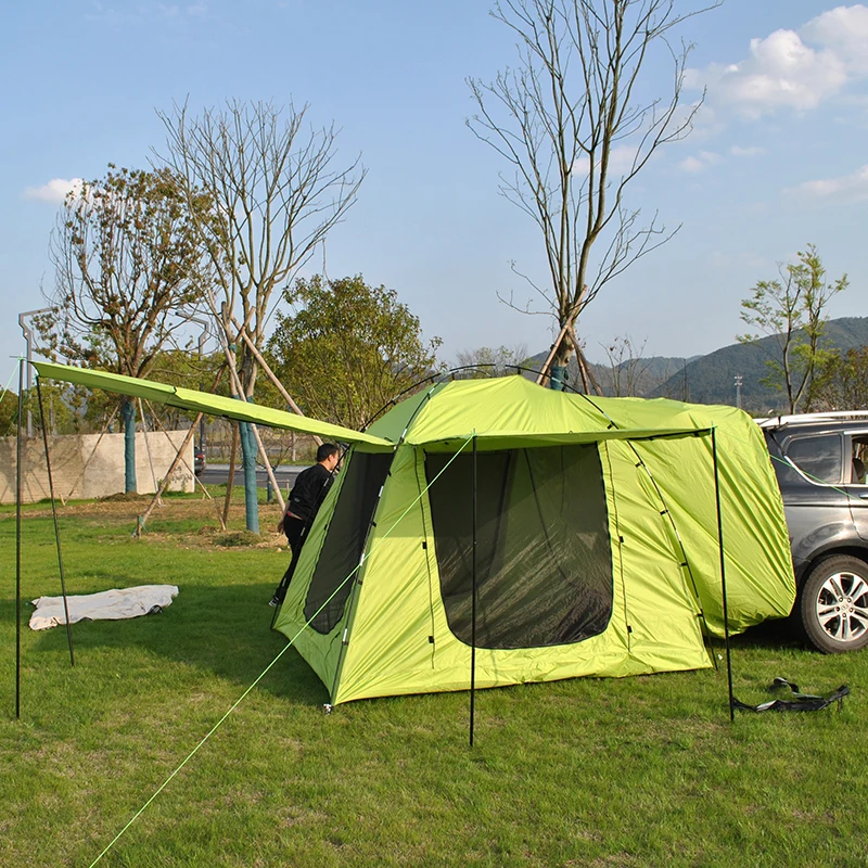 Imagem -03 - Tenda do Carro Telhado para Pesca Caminhadas e Camping Car Docking Tailgate