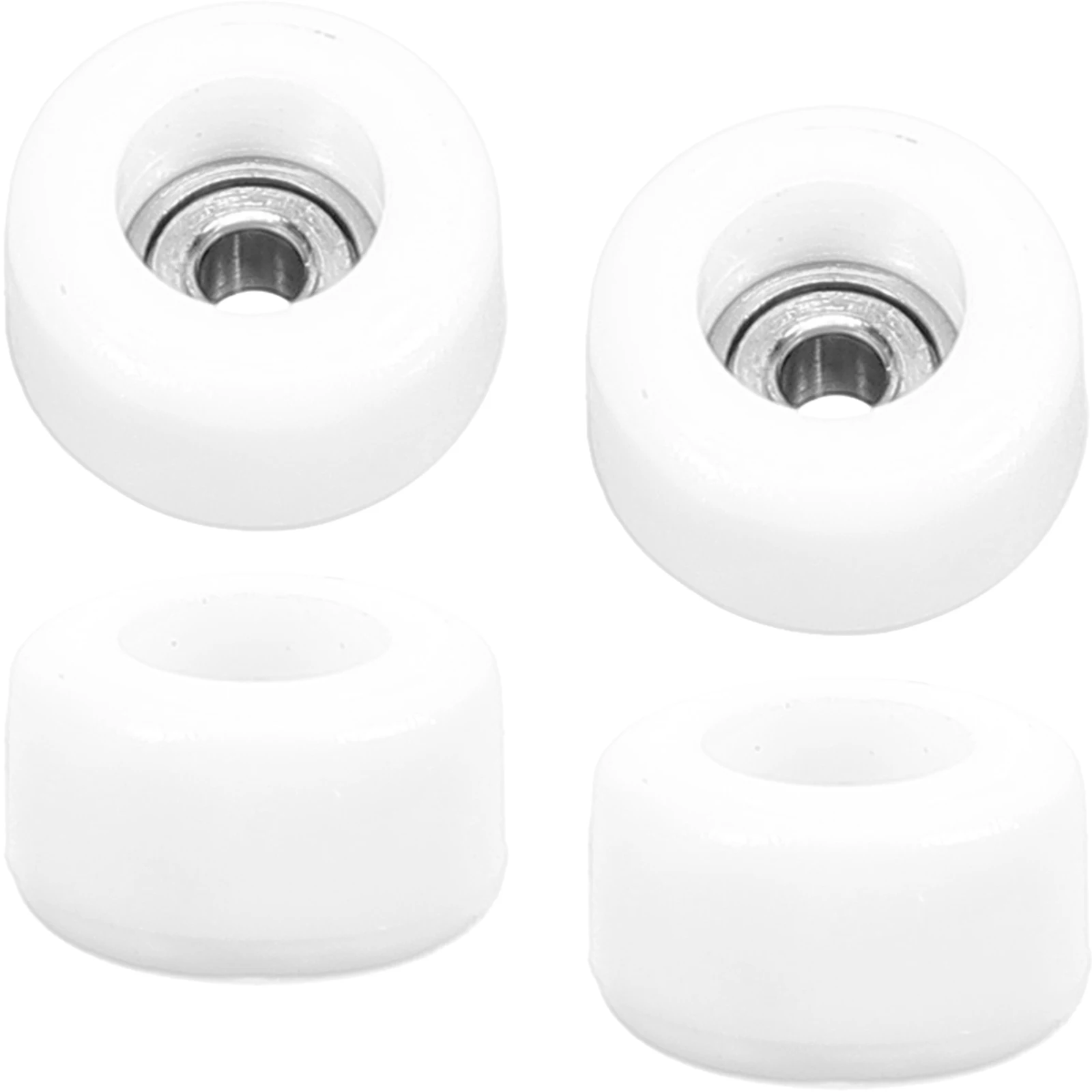 

4pcs Finger Skate Roller Premium Plastic Stainless Steel Durable Portable Stress Relief Fun Desktop Game For Kids Adults Compact