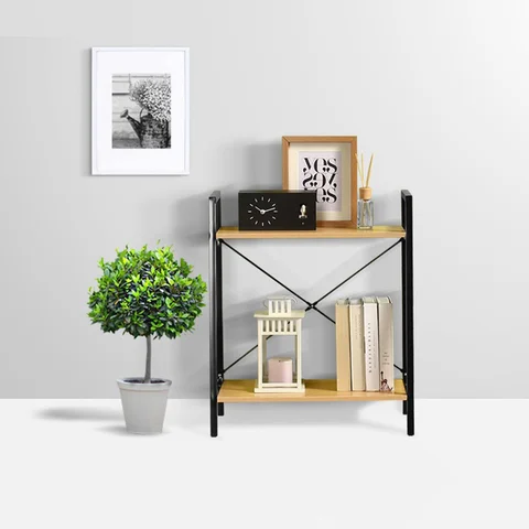 우드 2단 선반 거실 수납 슬림 코너 미니 조립 홈 펜던트 라이트 라이트 패널 벽걸이 책장 Best5