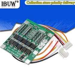 4S 30A 14.8V Li-ion Lithium 18650 Battery BMS Protection Board Module Balance Integrated Circuits with Wire