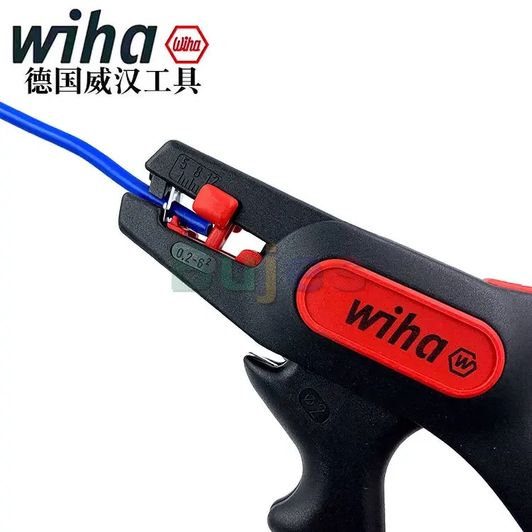 WIHA 44617 Automatic Cable Wire Stripper Hand Tool Plier 0.2mm To 6mm² 36050, Tool Supplies