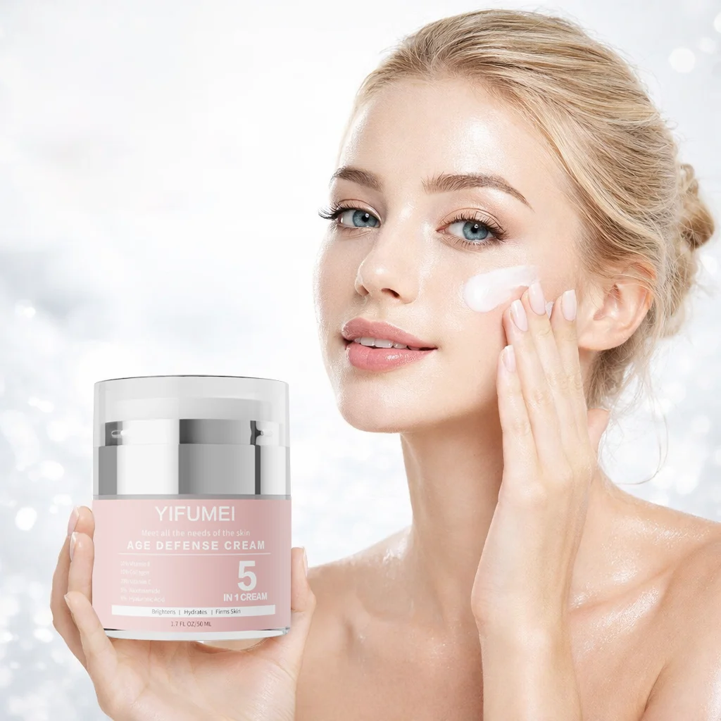 

5 IN 1 Nicotinamide Face Cream Face Skin Care Anti-aging Wrinkle Deep Hydration Moisturizing Skin Health Whitening Exfoliation