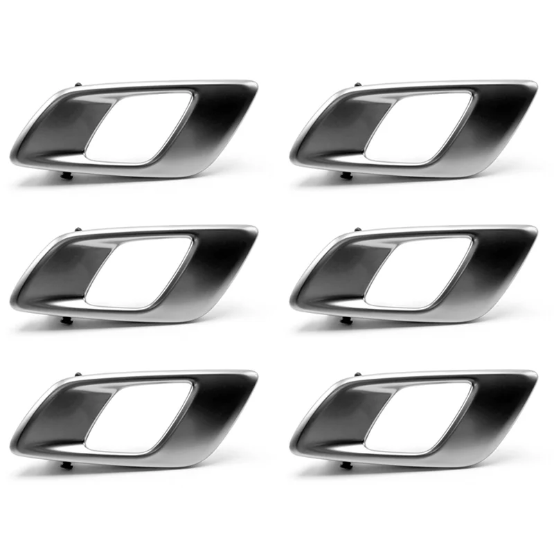

6X Left Car Interior Door Inner Handle For Ford Ranger 2012-2021 Everest 2015-2021 Mazda BT50 2012-2019 Silver Grey