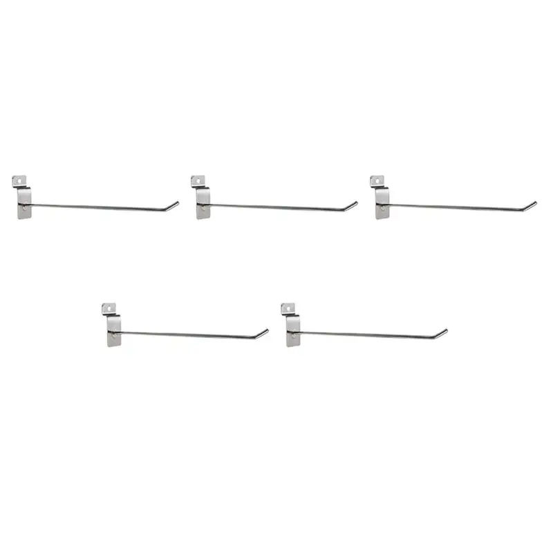 AEE3-125 X Slatwall Single Hook Pin Shop Display Fitting Prong Hanger 200Mm
