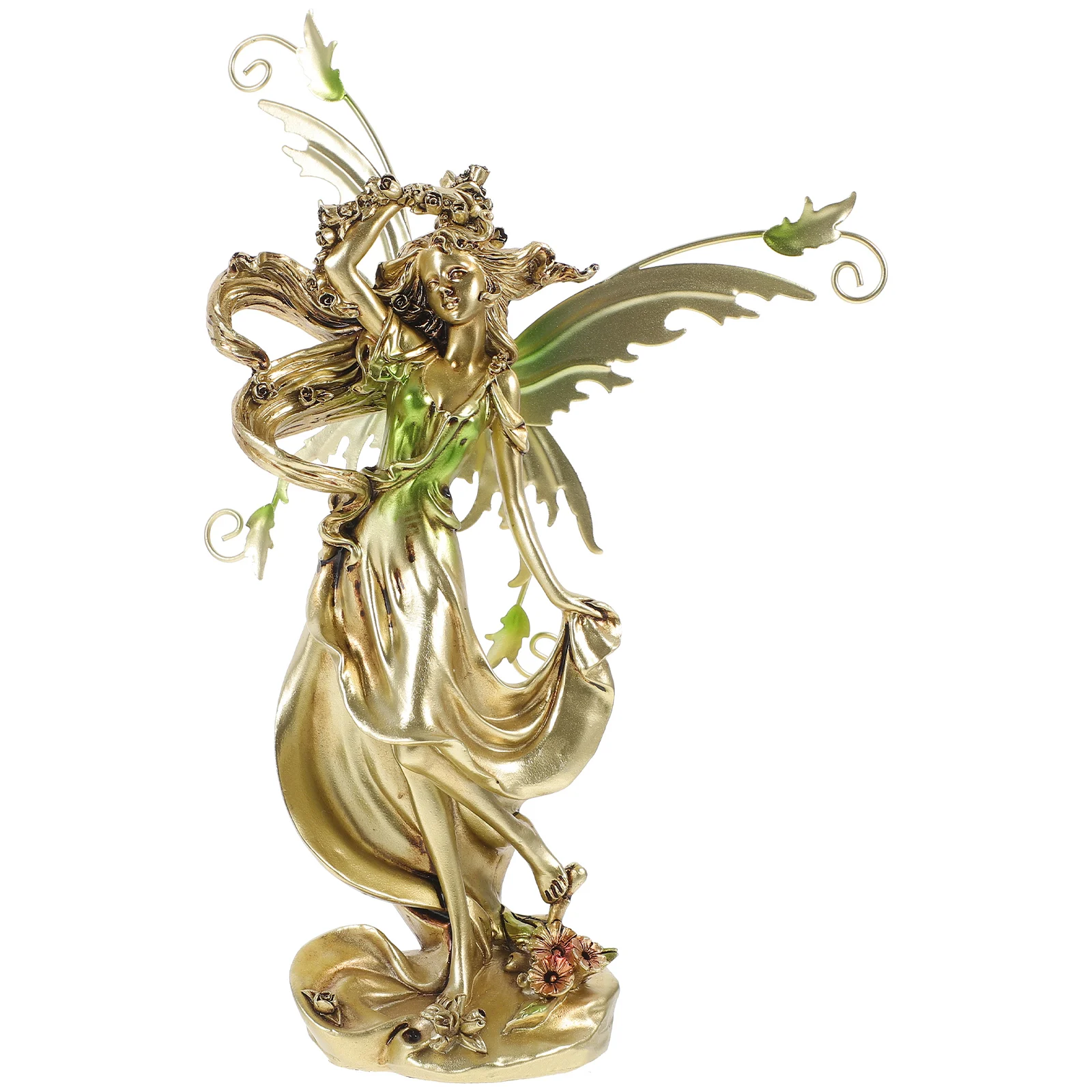 

Miniature Garden Statue Fairy Figurines For Adults Lawn Fairy Figurine Ornaments Ornaments for Small Garden HXZ03