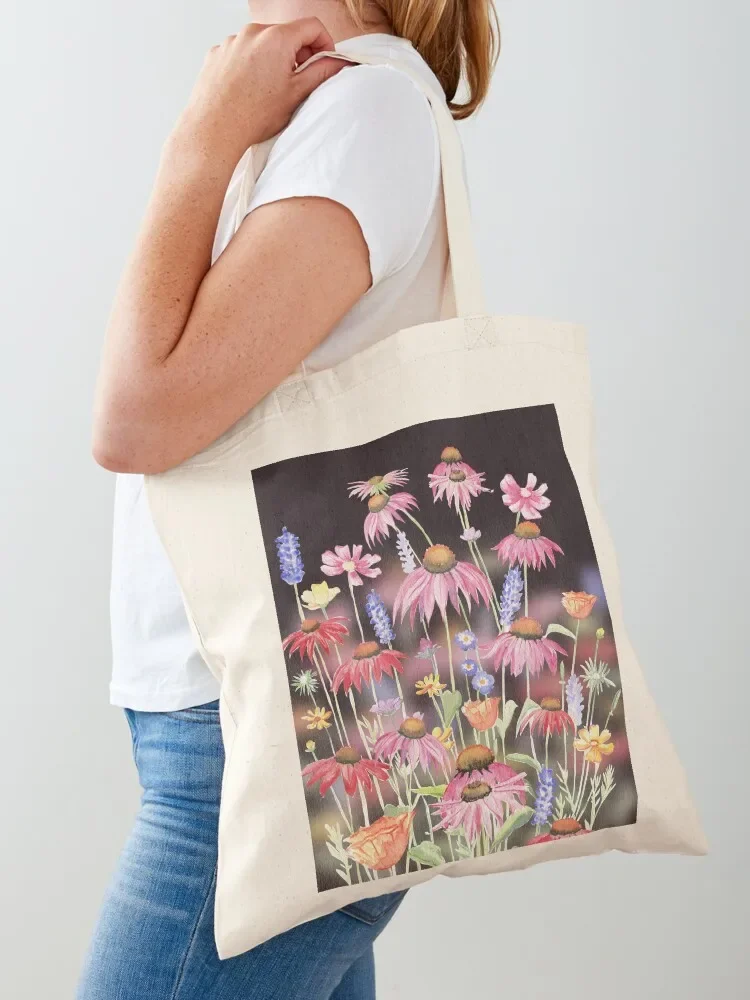 Wildflowers 3 Tote Bag canvas tote the handbag hand