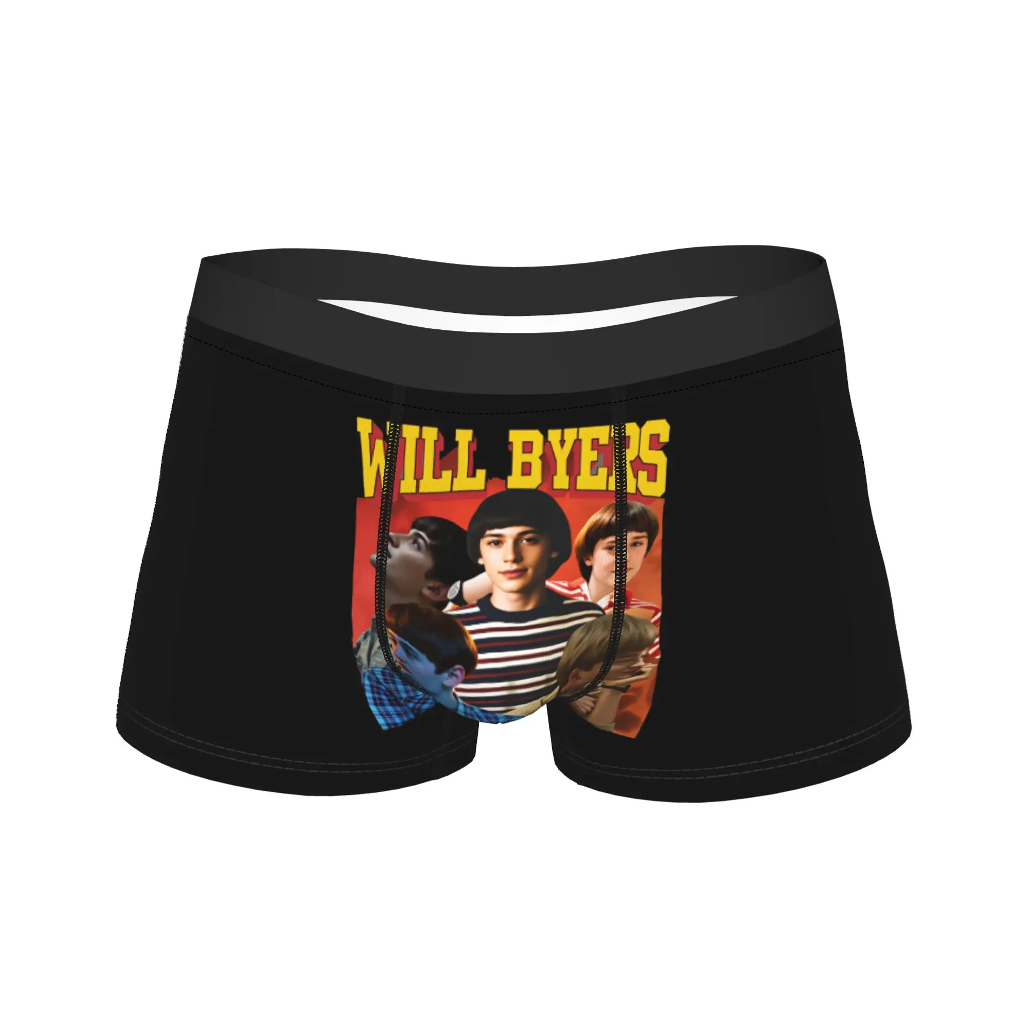 

Шорты Will Byers, нижнее белье, модные мужские удобные шорты-боксеры с принтом, трусики больших размеров