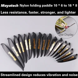 Mayatech Nylon Electric Folding Prop Propeller 10'' to 16''Inch 1Pairs for Model Glider Flying RC Airplane