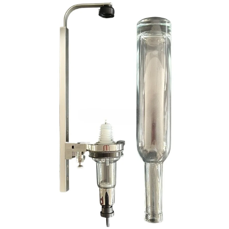 

Wall-mounted 20ml perfume bar dispenser bracket display stand with single 375ml glass bottle perfume storage hanging
