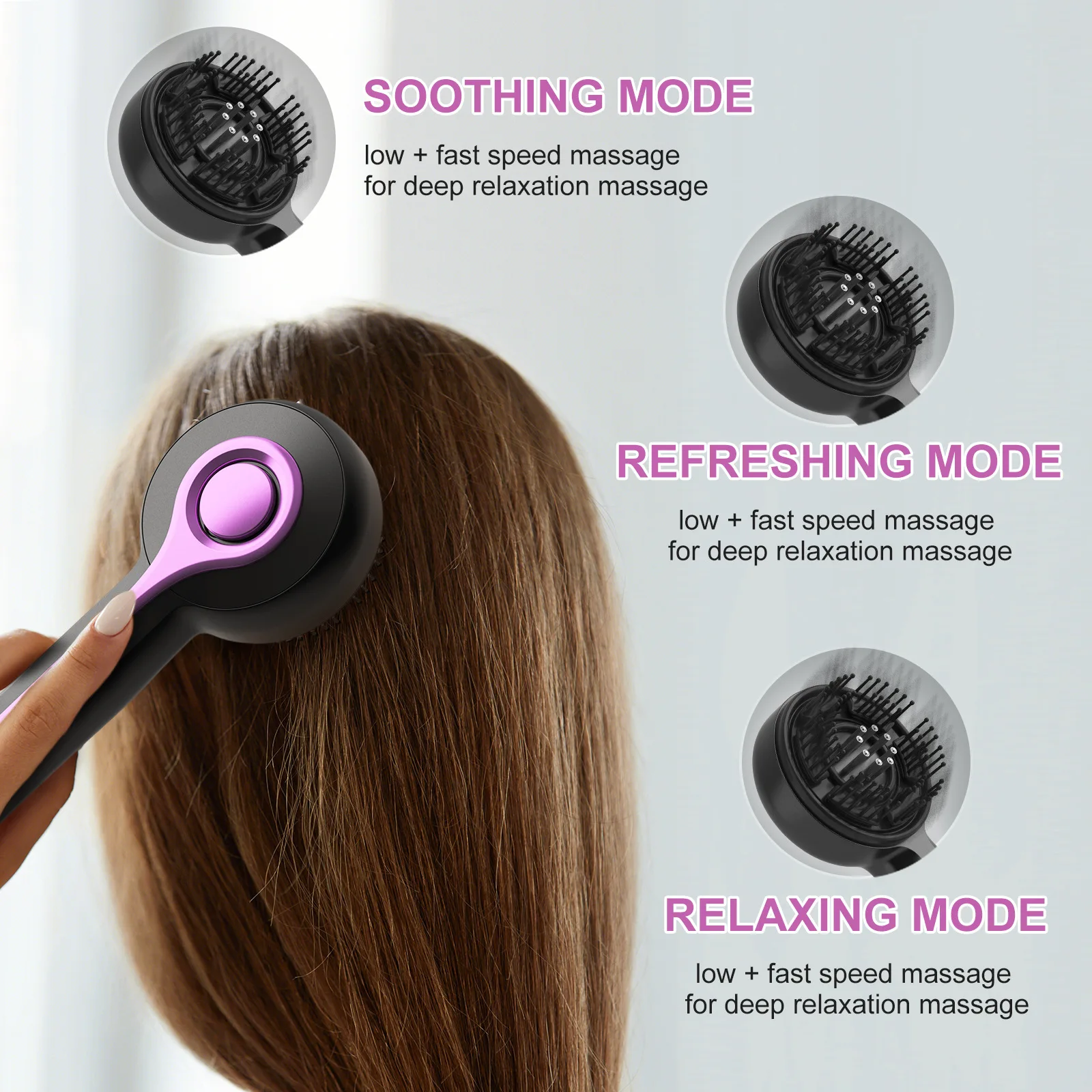 New electric massage comb, essence hair massage, electric red bald head