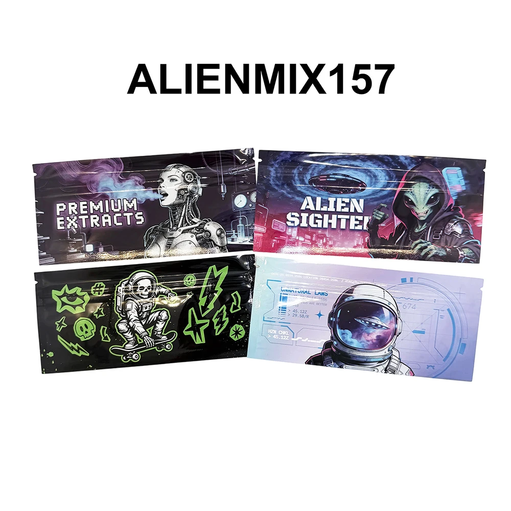 1g Alien Graffiti Mylar Bags W - огляд і ціна Food Storage Mylar Bags