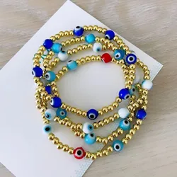 KKBEAD Evil Eye Bracelet Y2k Jewelry for Women Hight Quality Copper Gold Plated Beads Bracelets Pulseras Dropshipping Jewellery