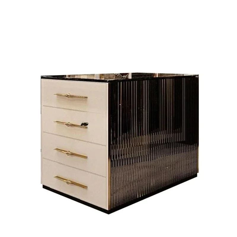 

Гардеробный шкаф Nakajima, домашний пол на платформе Nakajima, легкий роскошный шкаф для ювелирных изделий из цельного дерева, спальня