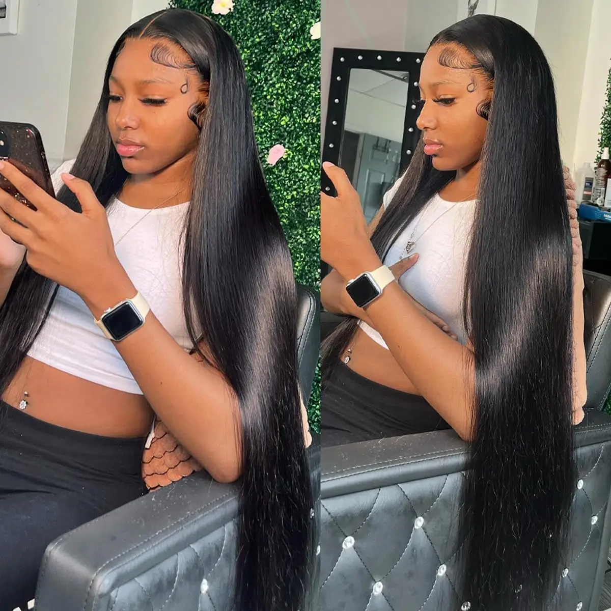 Straight Lace Front Wigs Human Hair 13x4 13x6 HD Transparent 360 Lace Frontal Wigs Brazilian 5X5 6X4 4x4 Closure Wig