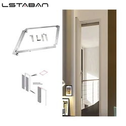 Folding Door Stainless Steel Heavy Duty Hinge 40kg Sliding Door Silent Hinge 180 Degree Wooden Door Opening Furniture Hardware