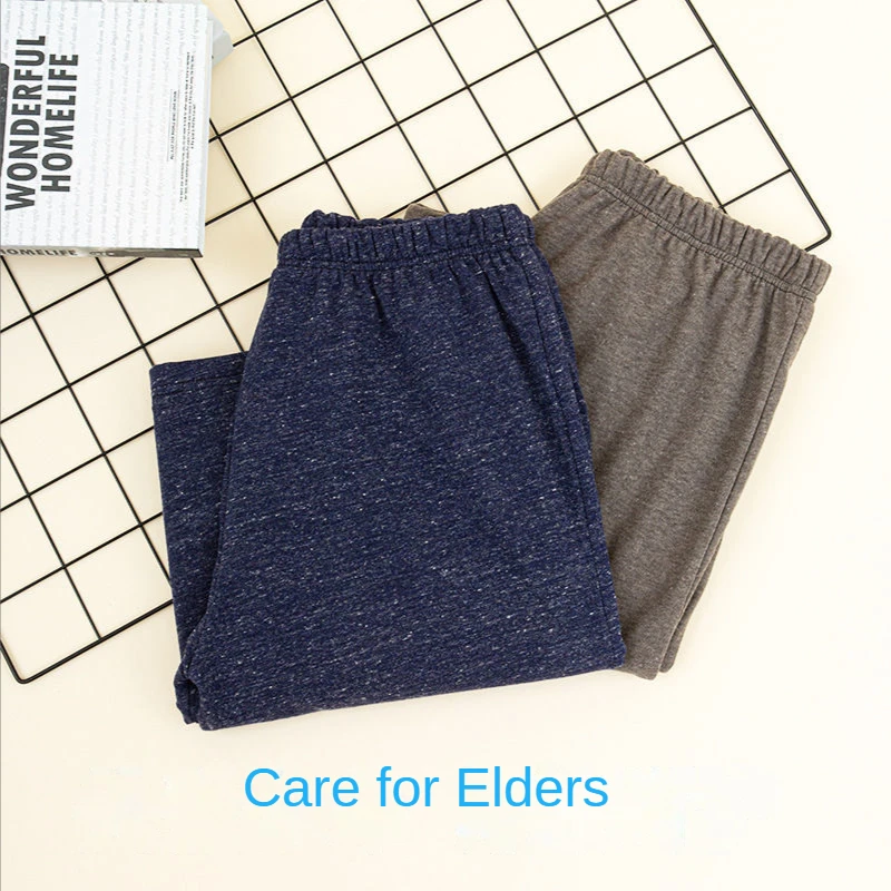 Waterproof Adult Washable Diaper Shorts Incontinence Shorts for The Elderly Soft Cotton Pants Breathable