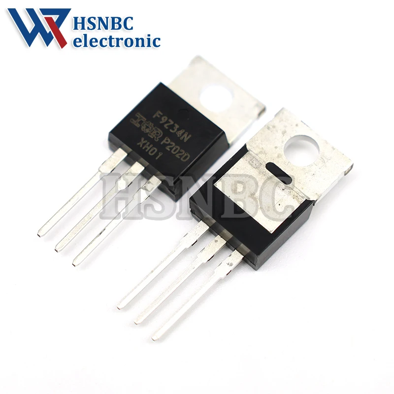 10Pcs/Lot IRF9Z34N IRF9Z34NPBF F9Z34N IRF9Z34 TO-220 19A 55V MOSFET P-channel Power Transistor 100% New Original