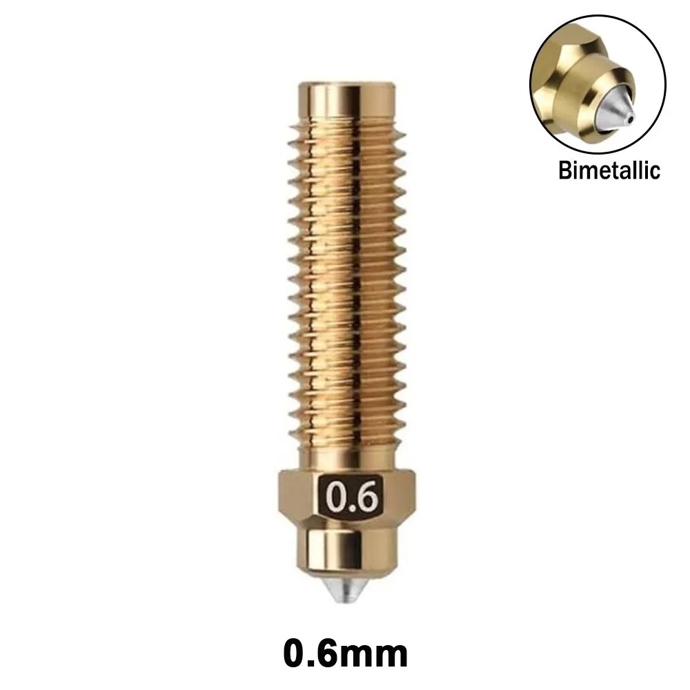 1 قطعة 0.2/0.4/0.6/0.8 مللي متر السيراميك Hotend فوهة النحاس ثنائية المعدن Hotend عدة أجزاء طابعة ثلاثية الأبعاد ل Elegoo Centauri الكربون #2