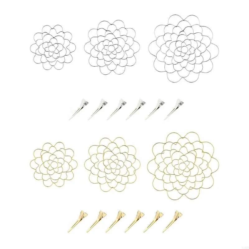 

62KD Plant Arrangement Holder Plant Fixations Tool Metal Flower Lid Accessorys
