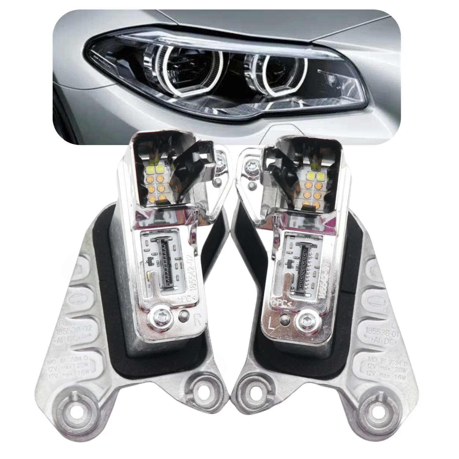 

F10 F11 Adaptive LED Ballast Front Headlight Control Module Unit 63117352553 63117352554 for BMW 5 Series 2012-2018