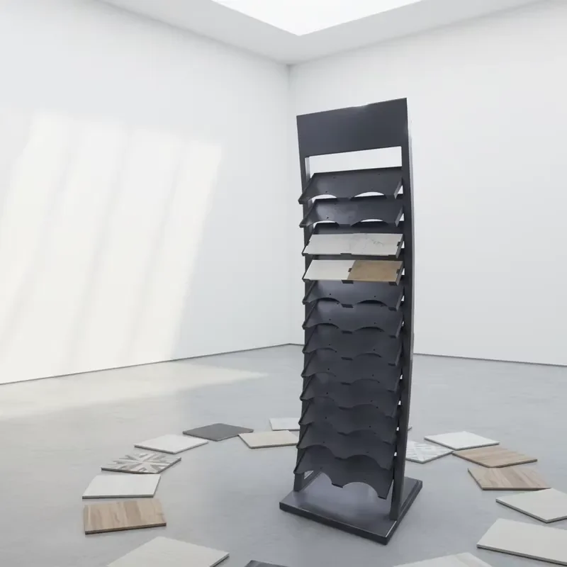 Metal Tower Sample Display Stand for Plates Hot Selling Showcase Rack Organizer Storage Holder for Kitchen Dining Room
