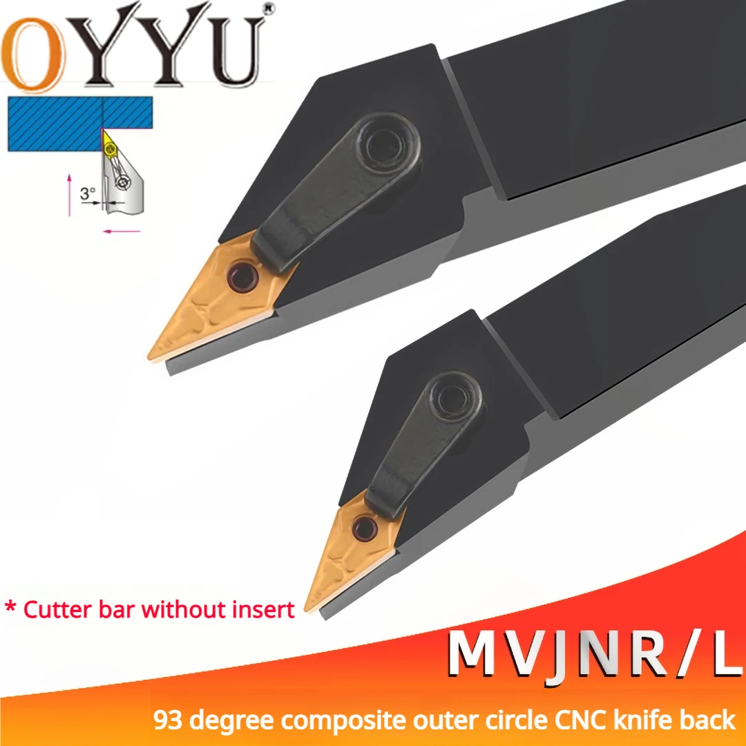 

OYYU Составной внешний держатель инструментов с хвостовиком с ЧПУ MVJNR MVJNL 2020 MVJNR1616 MVJNR1616K16 MVJNR2020K16 MVJNR2525M16 MVJNR3232P16