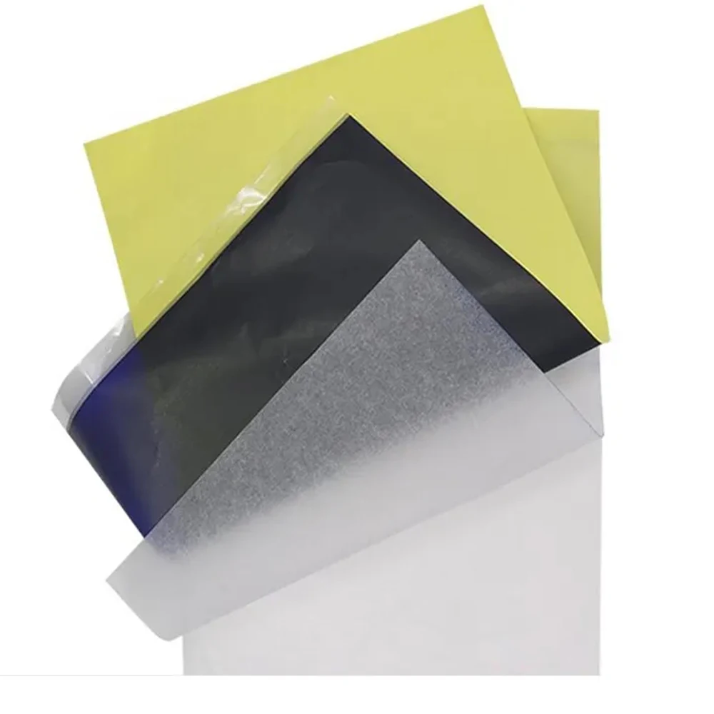 

10 шт. A4 бумага для переноса татуировок принадлежности для татуировок карбоновая термопереносная бумага трафарет для татуировки копировальная калька аксессуар