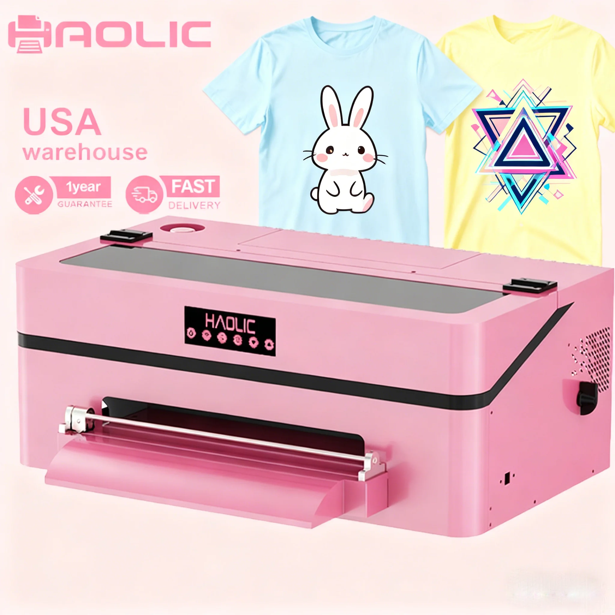 Sublimation Printer A3 Dtf - Розовый принтер XP600 A3 DTF для