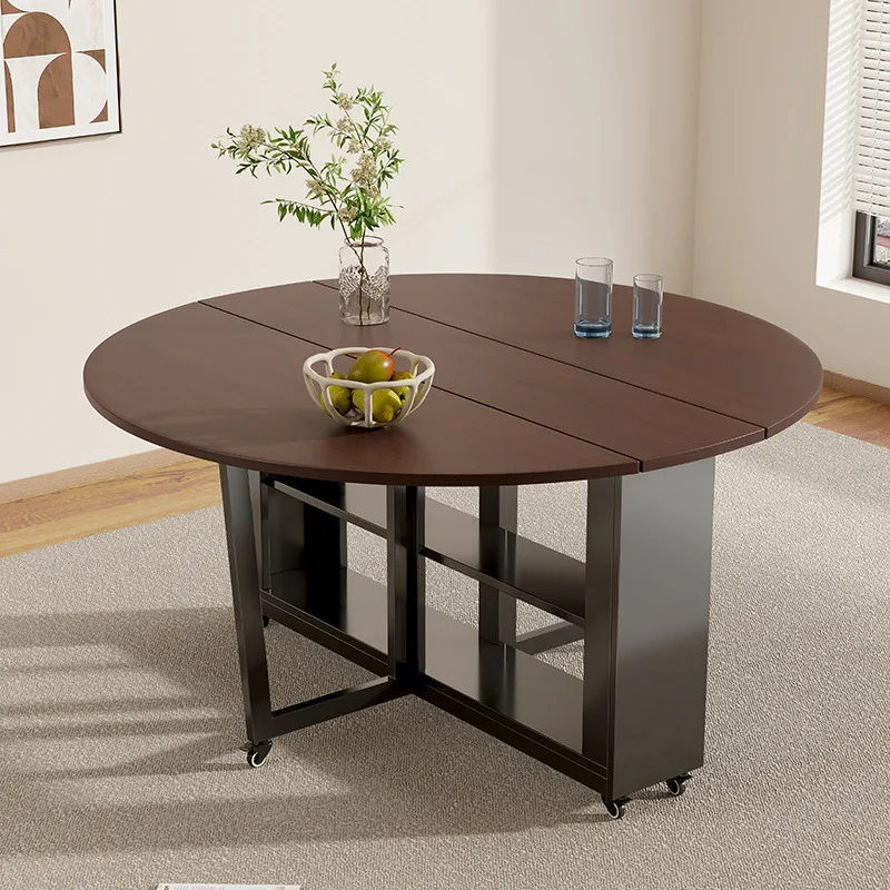 

Folding dining table household small apartment foldable eating table simple restaurant simple dining table