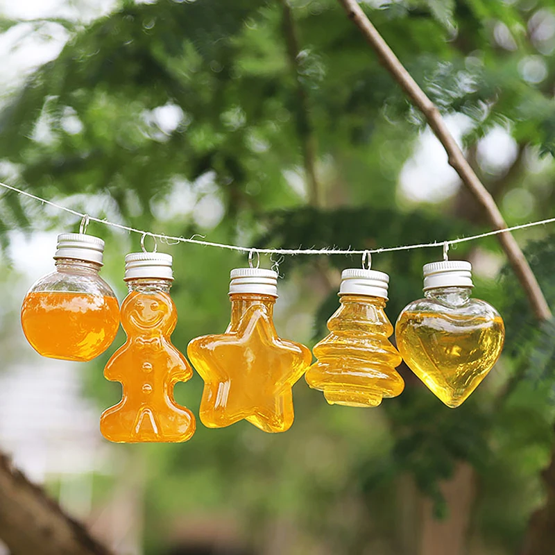 1PCS Christmas Decoration Water Bottle Booze Filled Xmas Tree Ornaments Juice Water Bottles Festival Decor