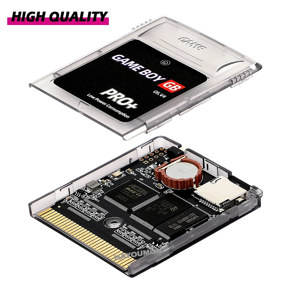 GB PRO + بطاقة الألعاب Gameboy Card OS.V4 2000 في 1 مع 8GB TF بطاقة صندوق الألعاب ل GB GBC SP وحدات التحكم بالألعاب ملحقات الألعاب