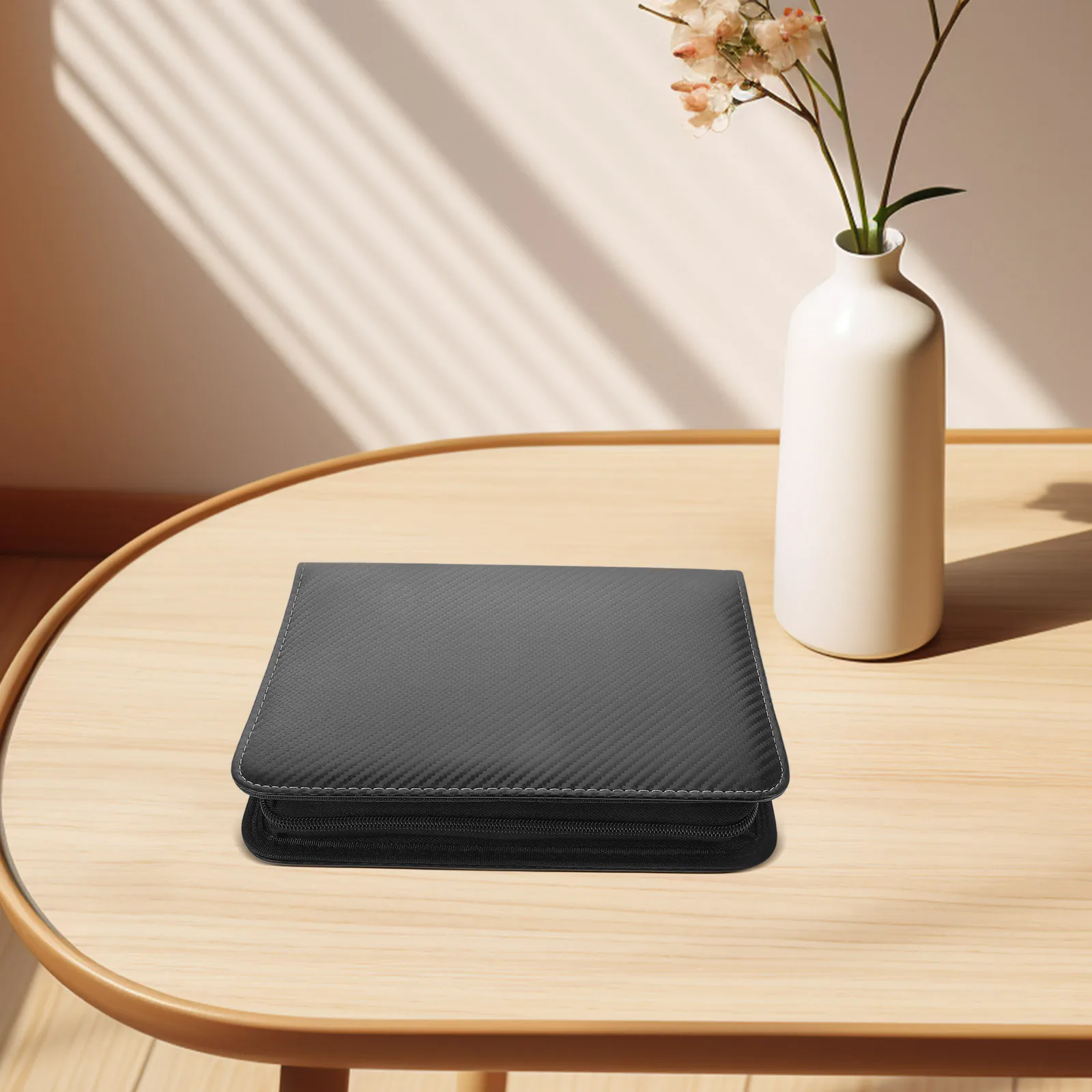 여러 개의 포켓이 있는 트레이딩용 카드 홀더 지퍼 클로저 컴팩트 디자인 내구성이 뛰어난 Pu 소재 카드 정리함 앨범