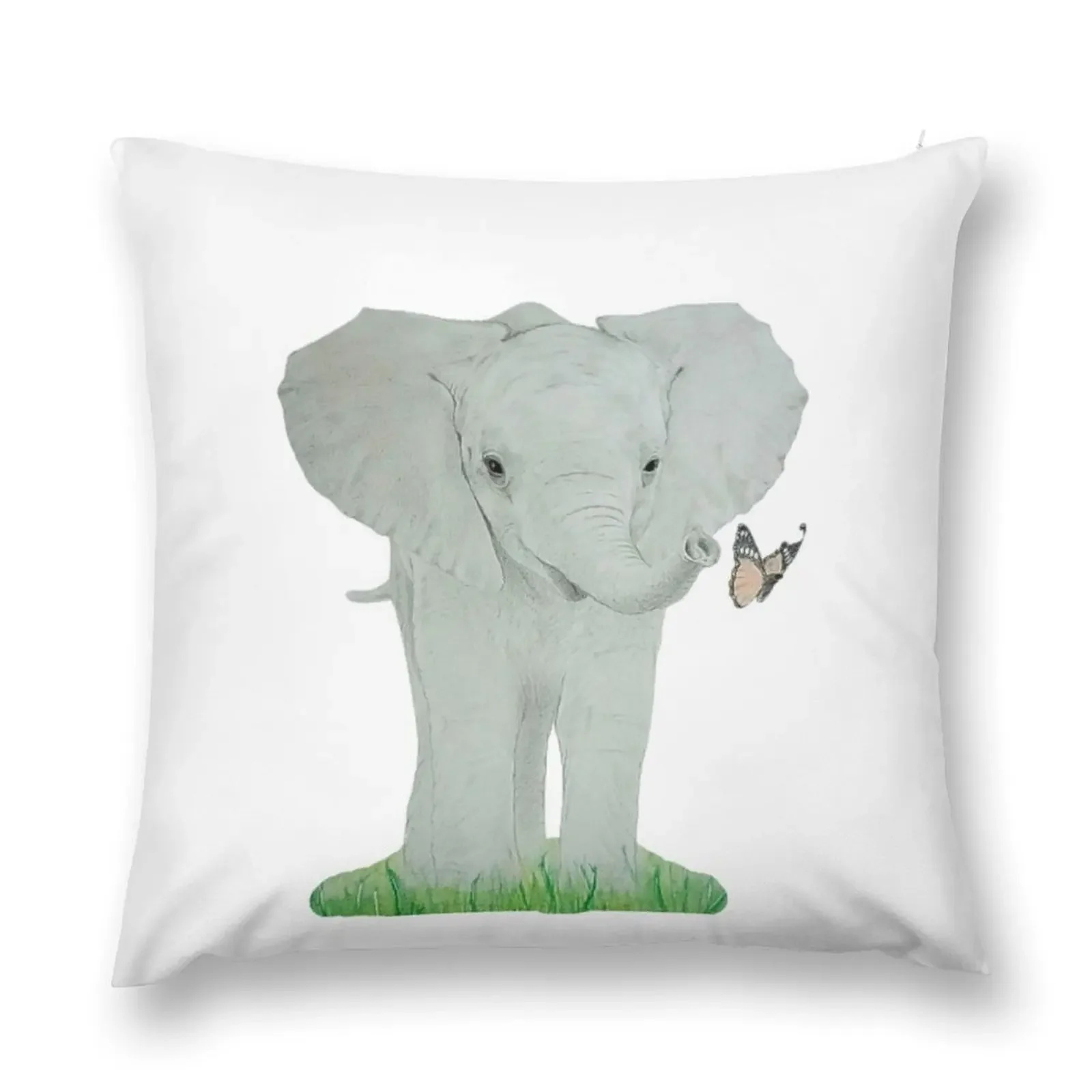 

Baby Elephant Throw Pillow Cushion Cover Decorative Sofa Cushions pillow