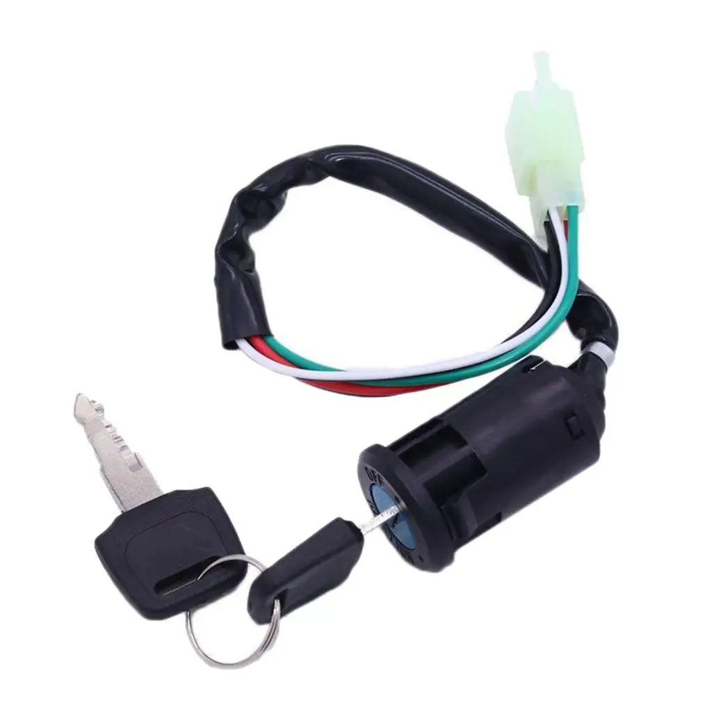 4 Wire Pin Key Ignition Switch for ATV Dirt Bike Scooter Motorcycle