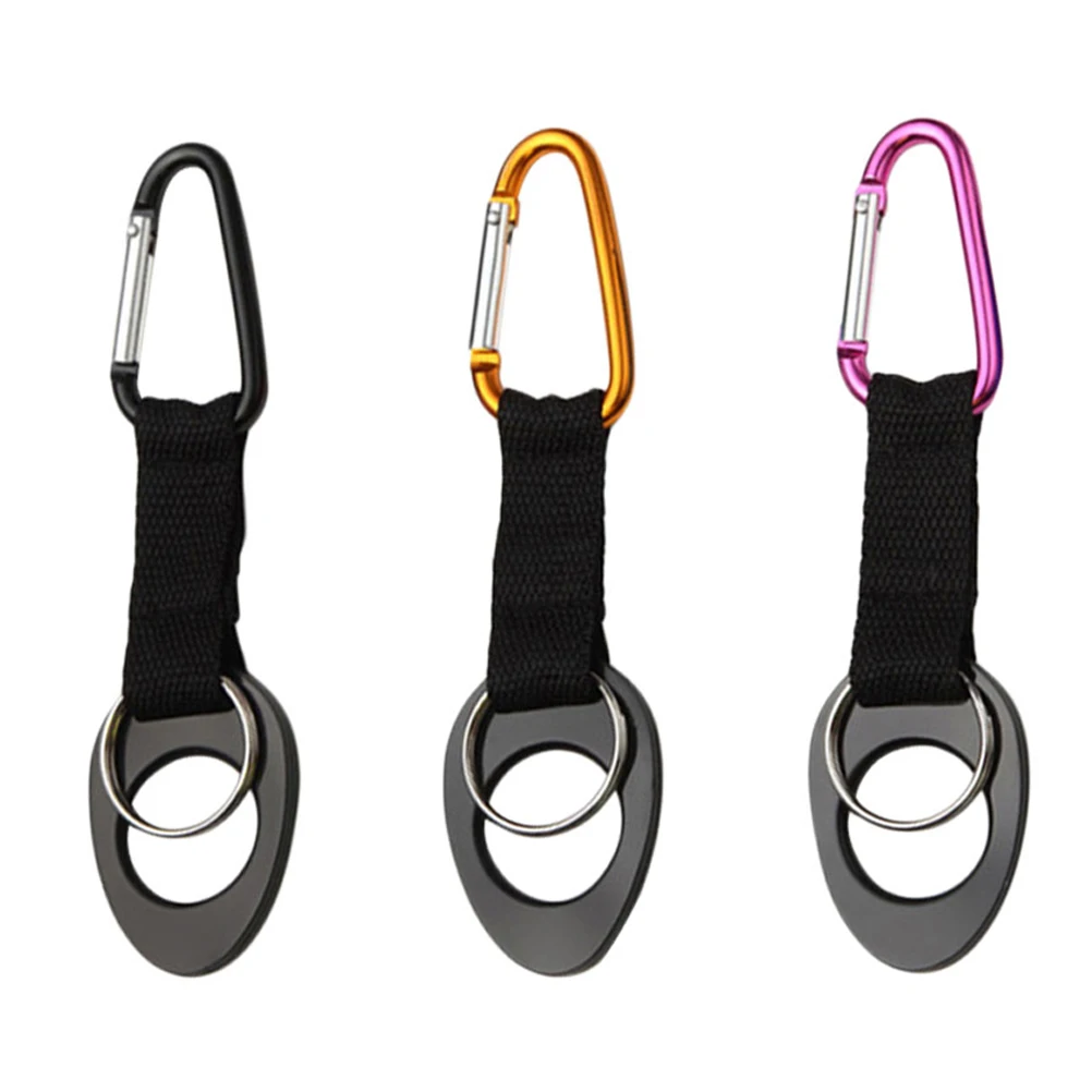 

3pcs Water Bottle Buckle Small Lightweight Durable Outdoor Carabiner Travel Hooks for Backpack Hiking Supplies Camping Fishing