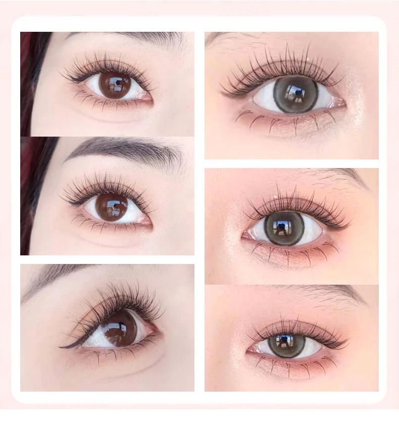 120 Clusters/box Fishtail Eyelashes Natural Slender Cross Simulation Thick Fish Tail Individual Lashes Extension Soft Curly